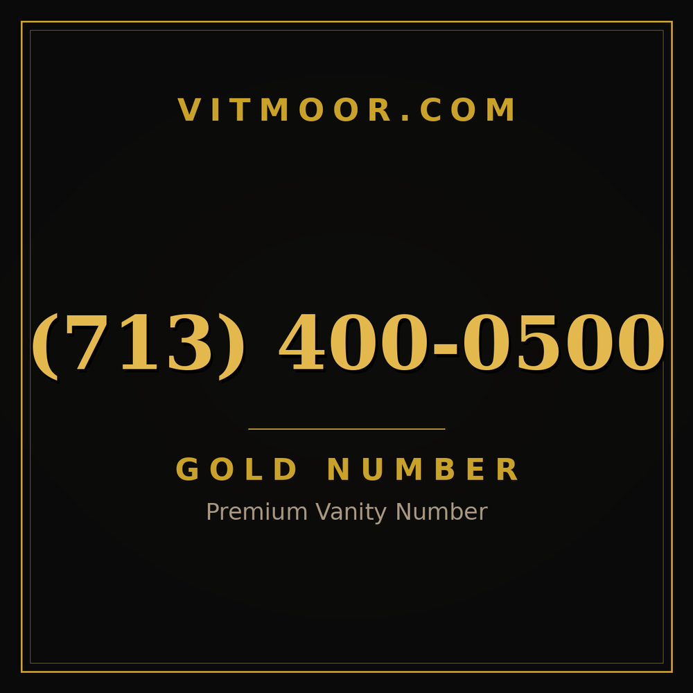 713 400-0500