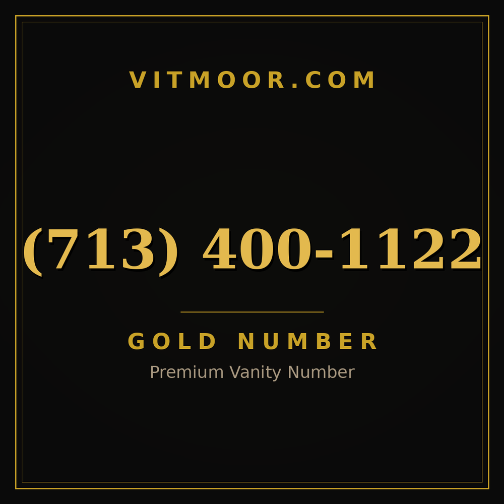 713 400-1122
