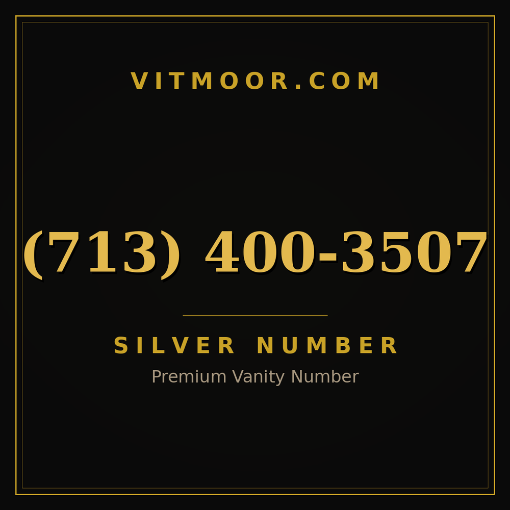 713 400-3507