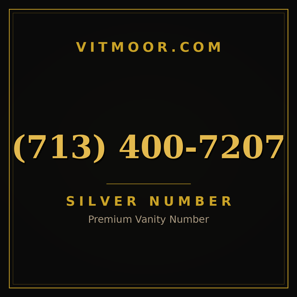 713 400-7207