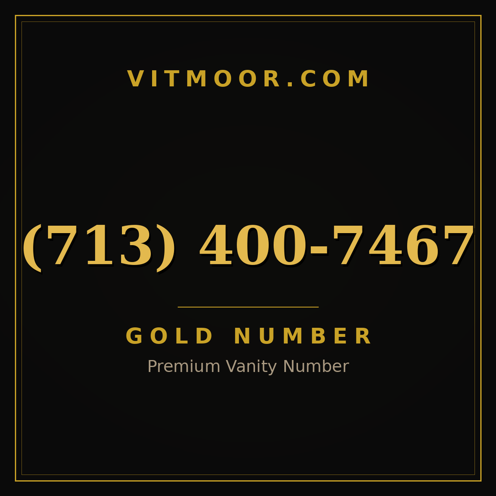 713 400-7467