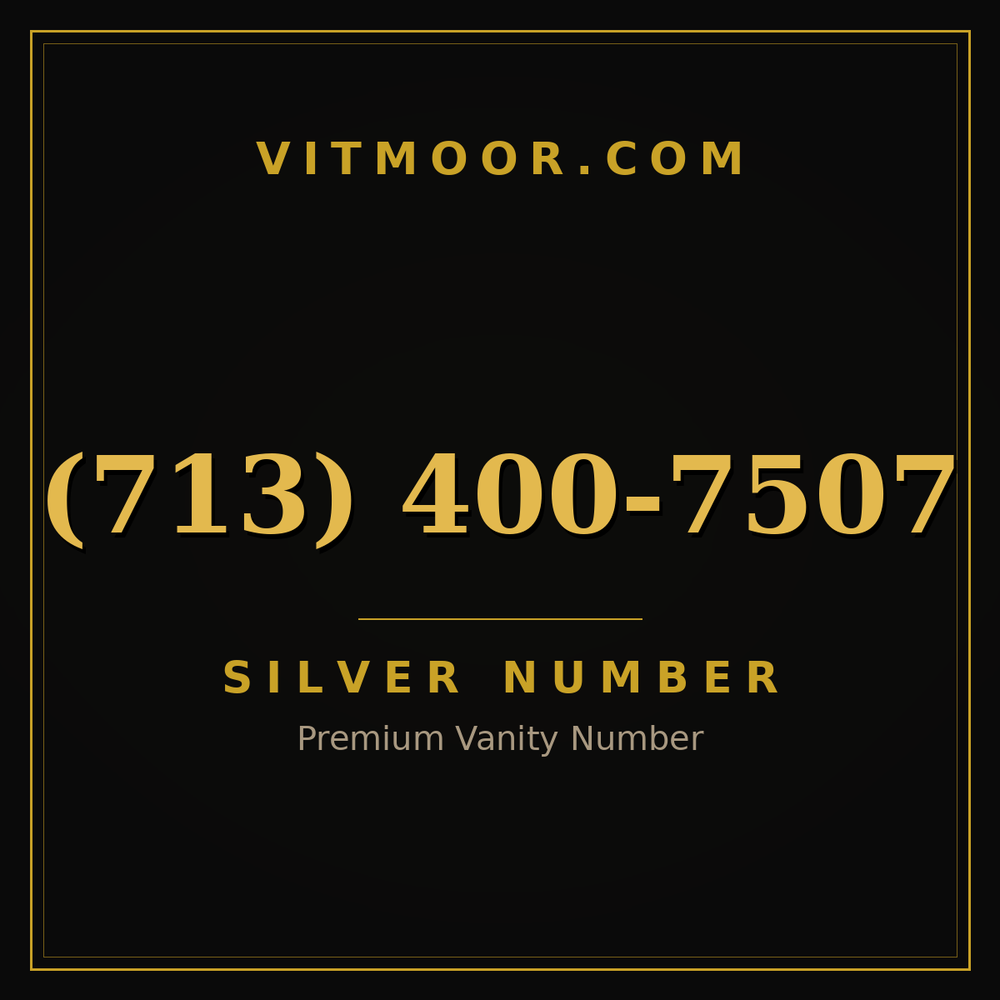 713 400-7507