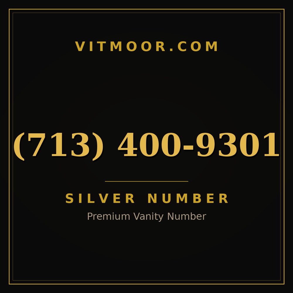 713 400-9301