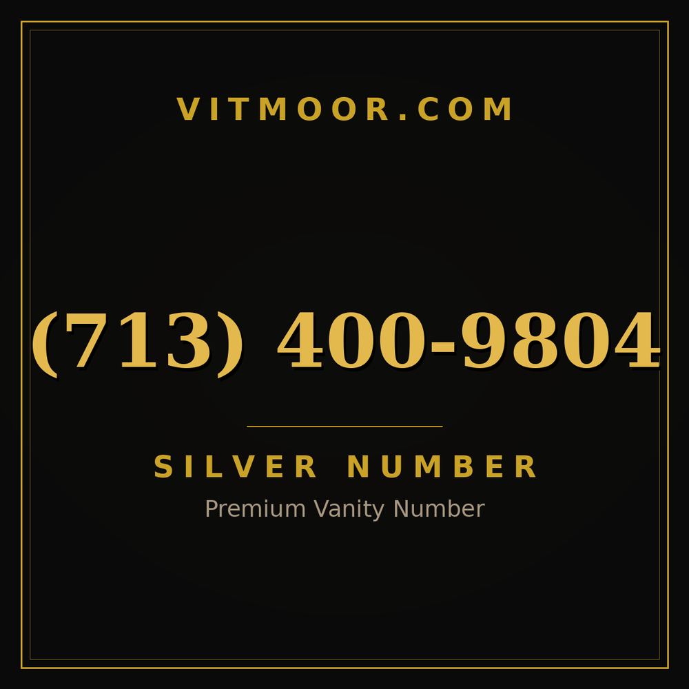 713 400-9804