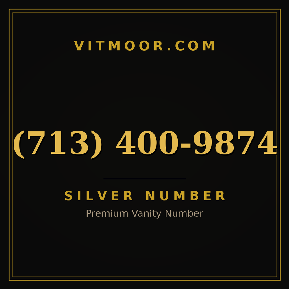 713 400-9874