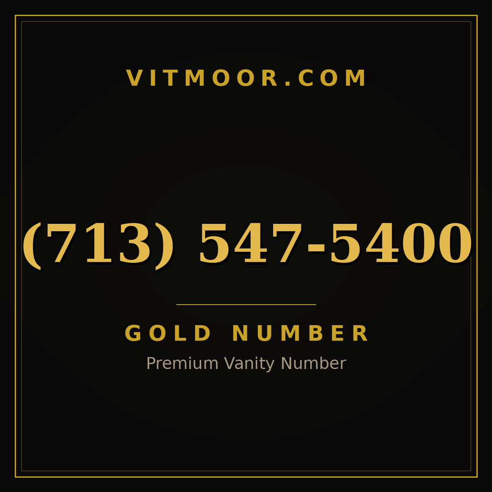 713 547-5400