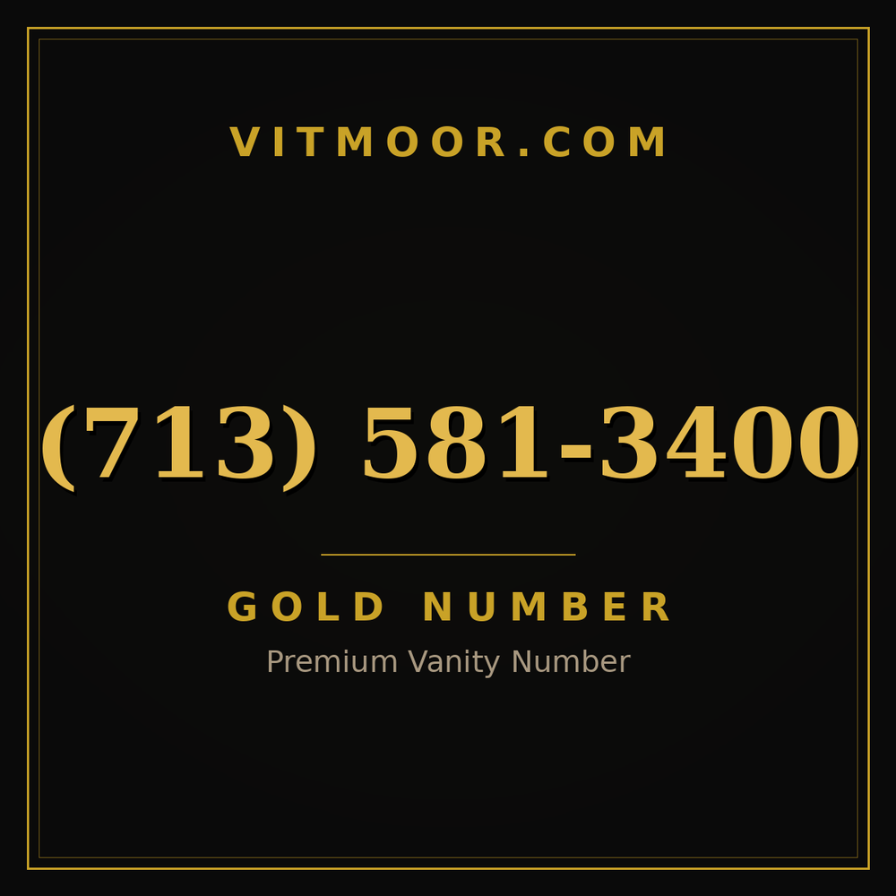 713 581-3400