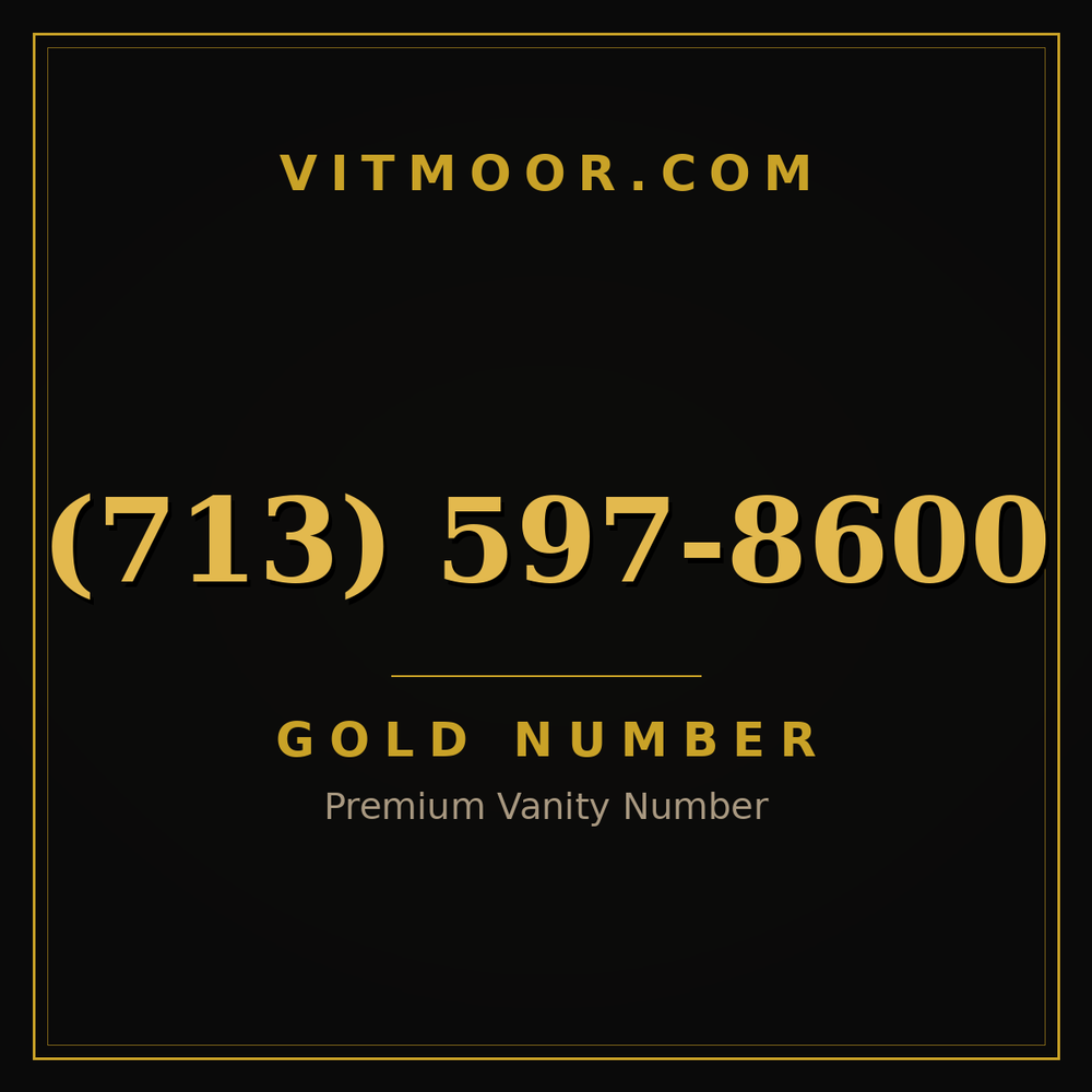 713 597-8600
