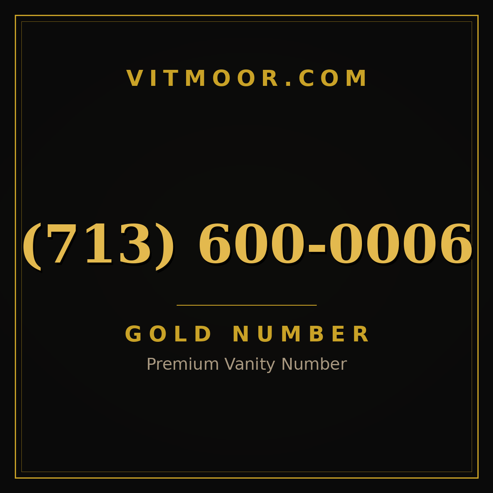 713 600-0006