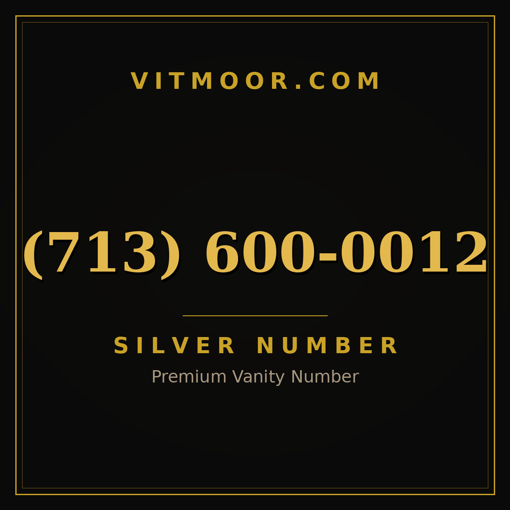 713 600-0012
