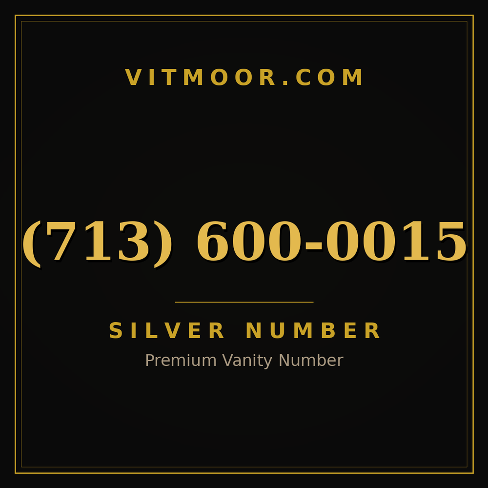 713 600-0015