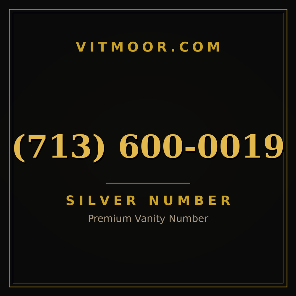 713 600-0019