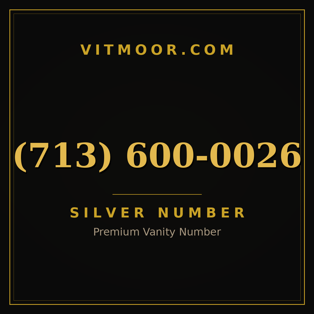713 600-0026