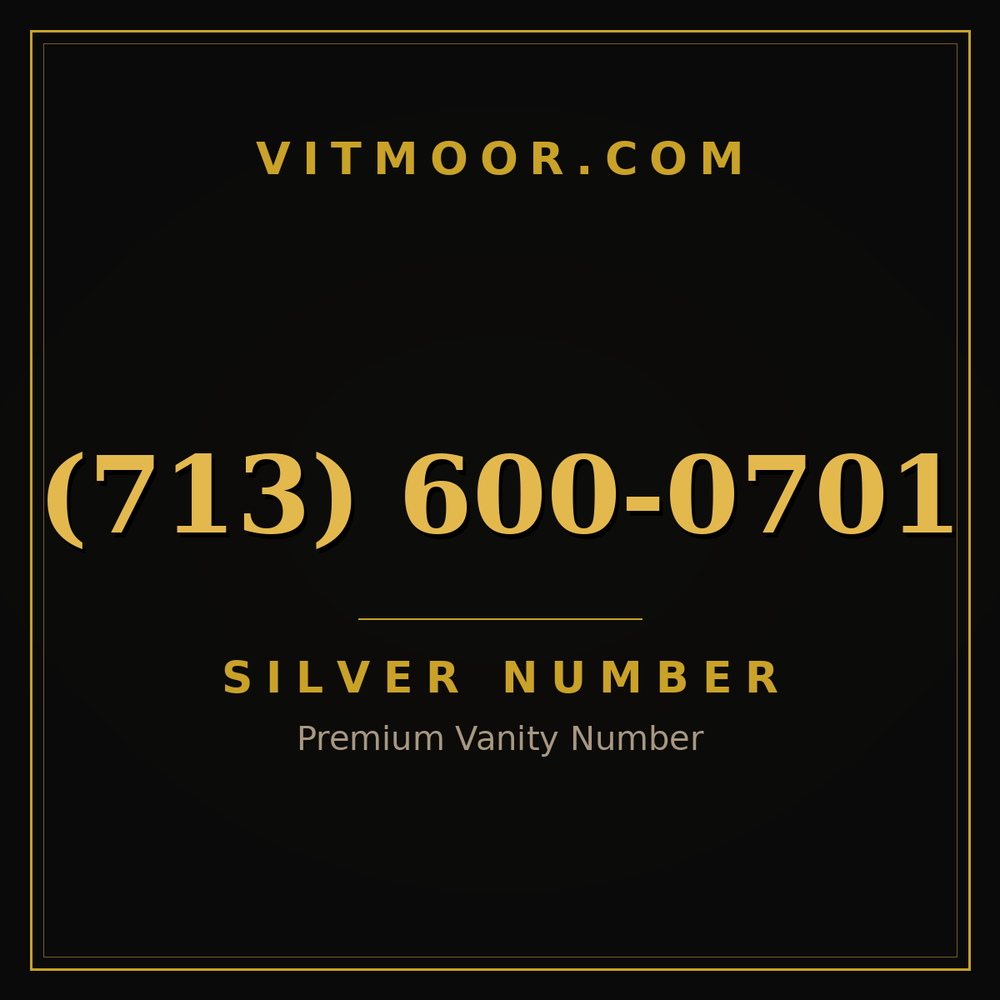 713 600-0701