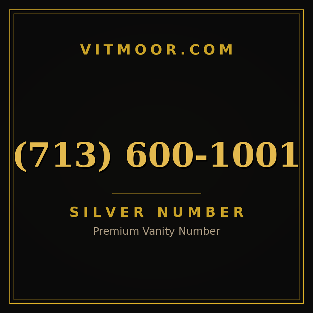 713 600-1001