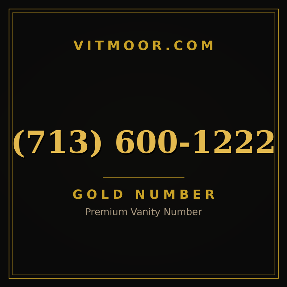 713 600-1222