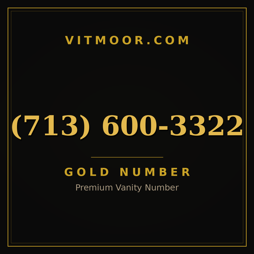 713 600-3322