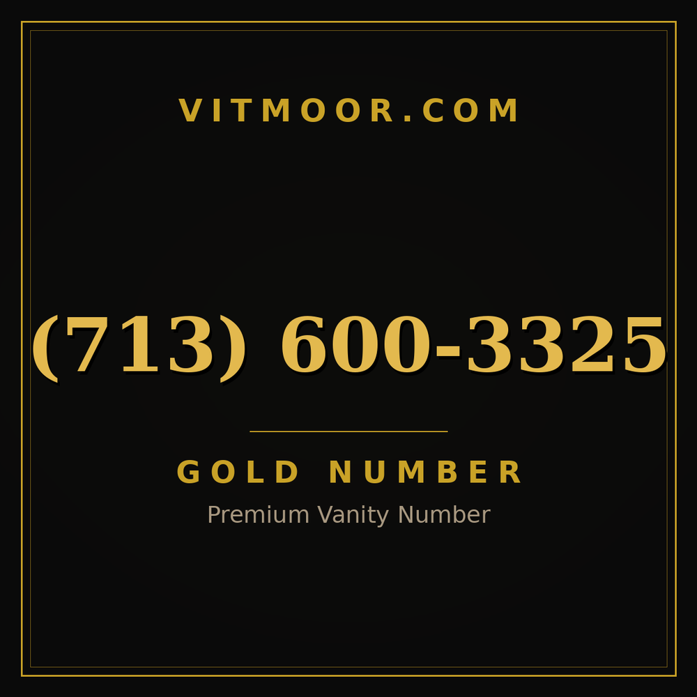 713 600-3325