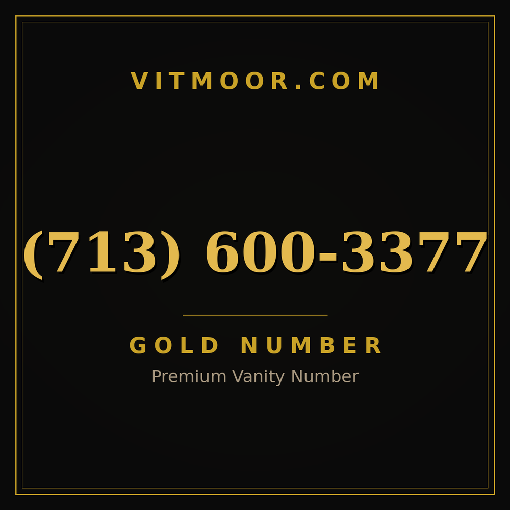 713 600-3377