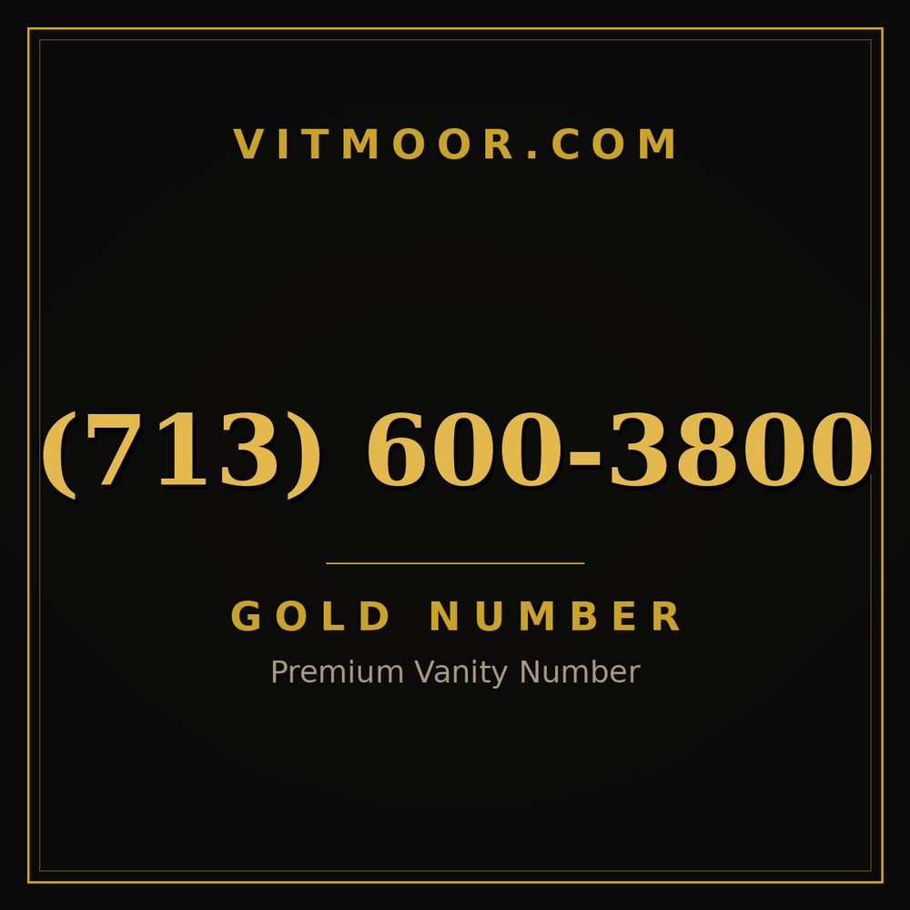 713 600-3800