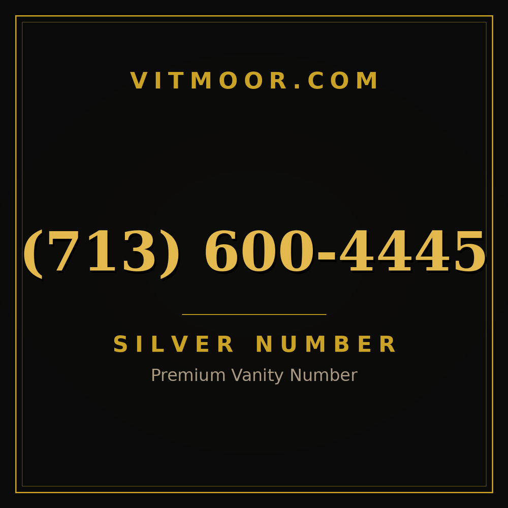 713 600-4445