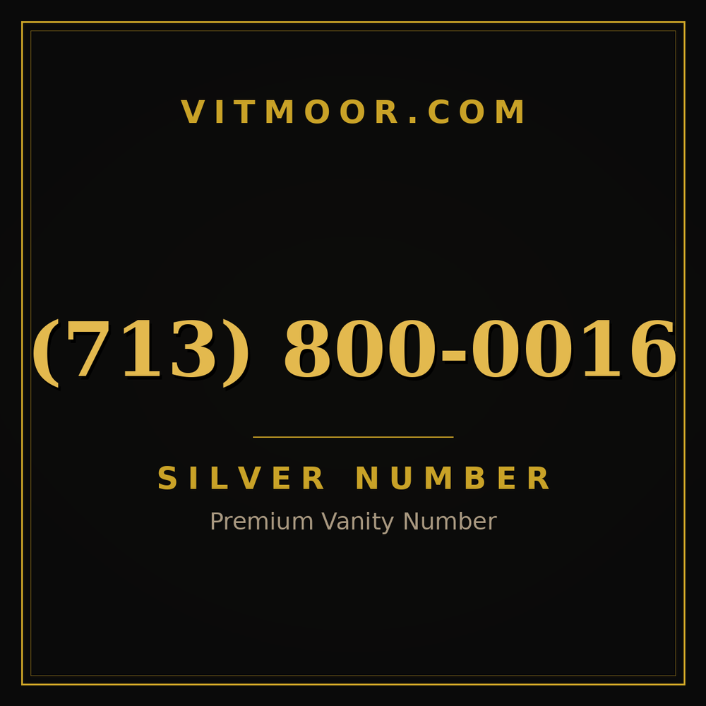 713 800-0016
