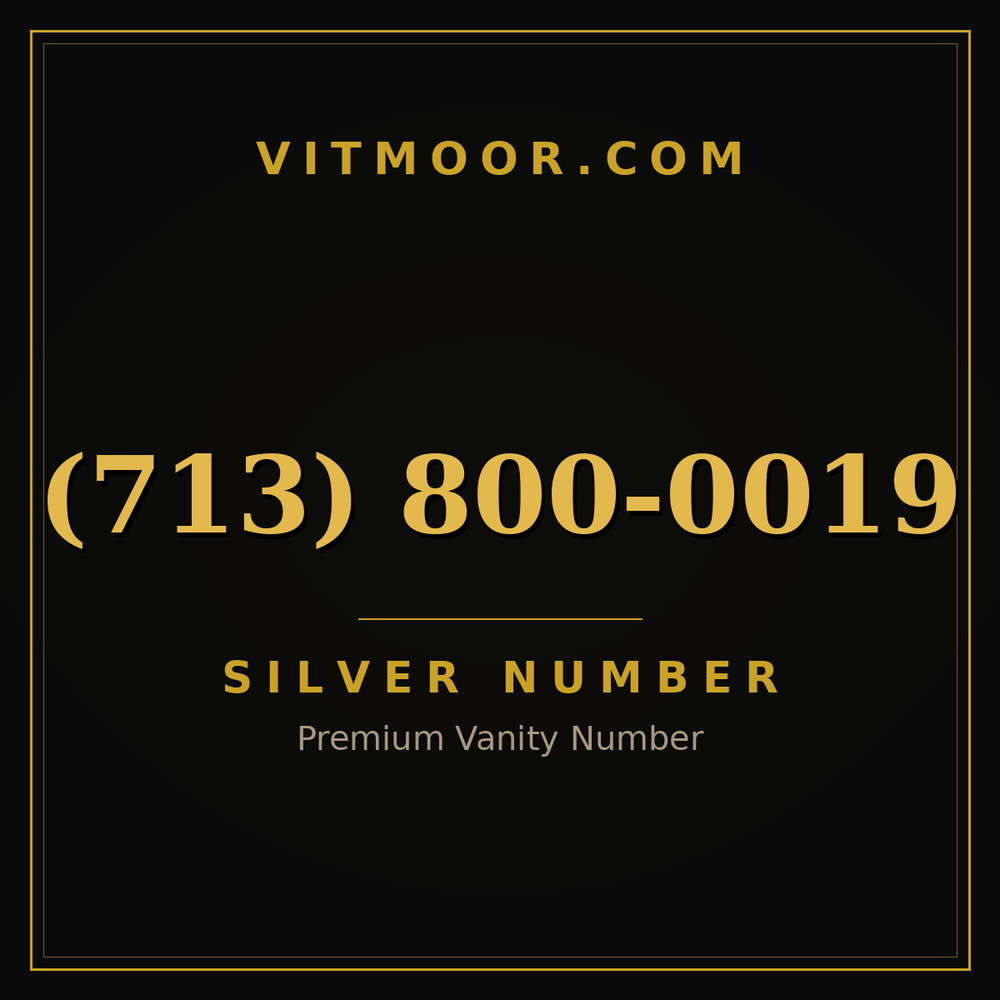 713 800-0019