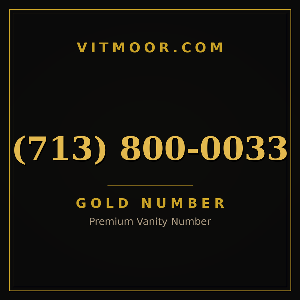 713 800-0033