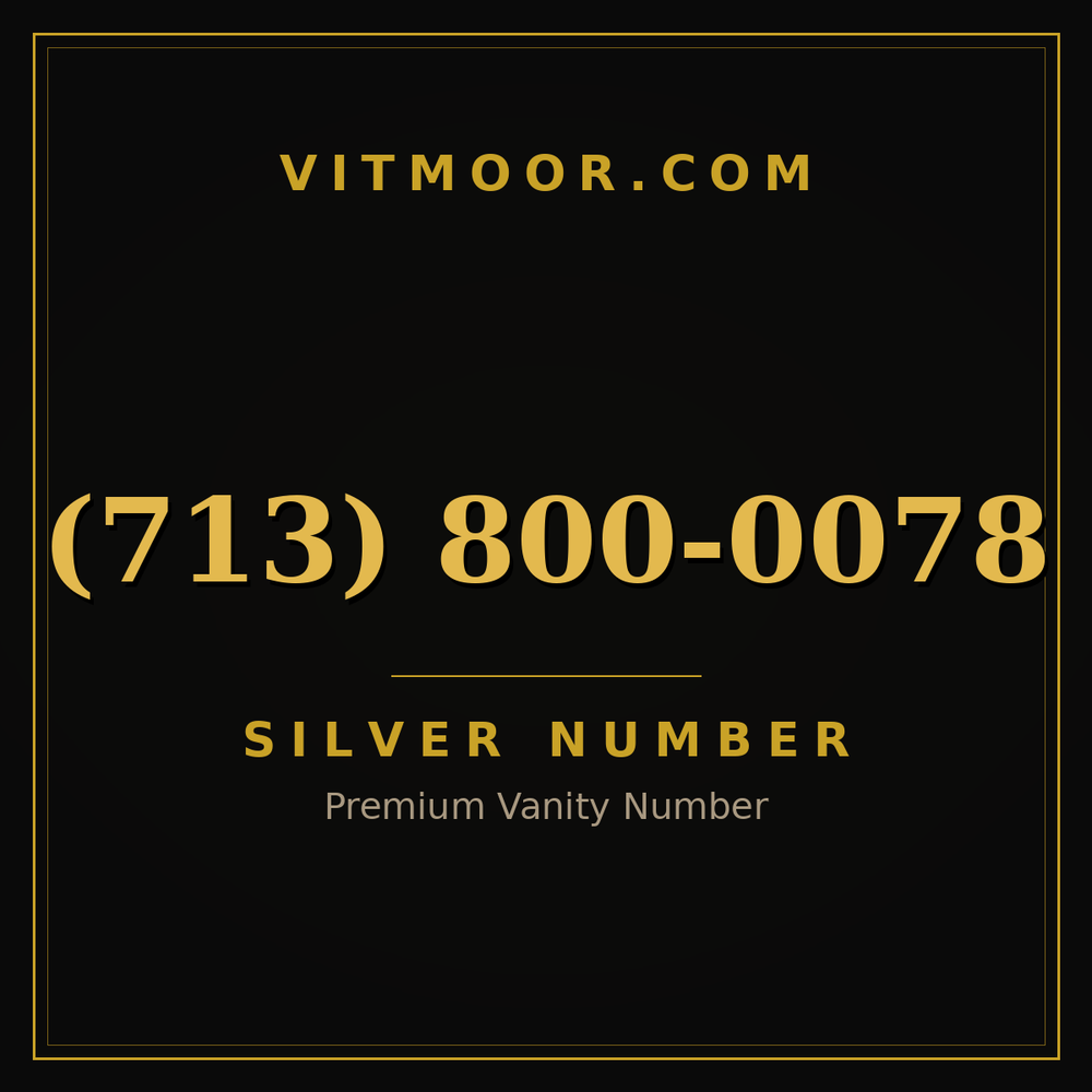 713 800-0078