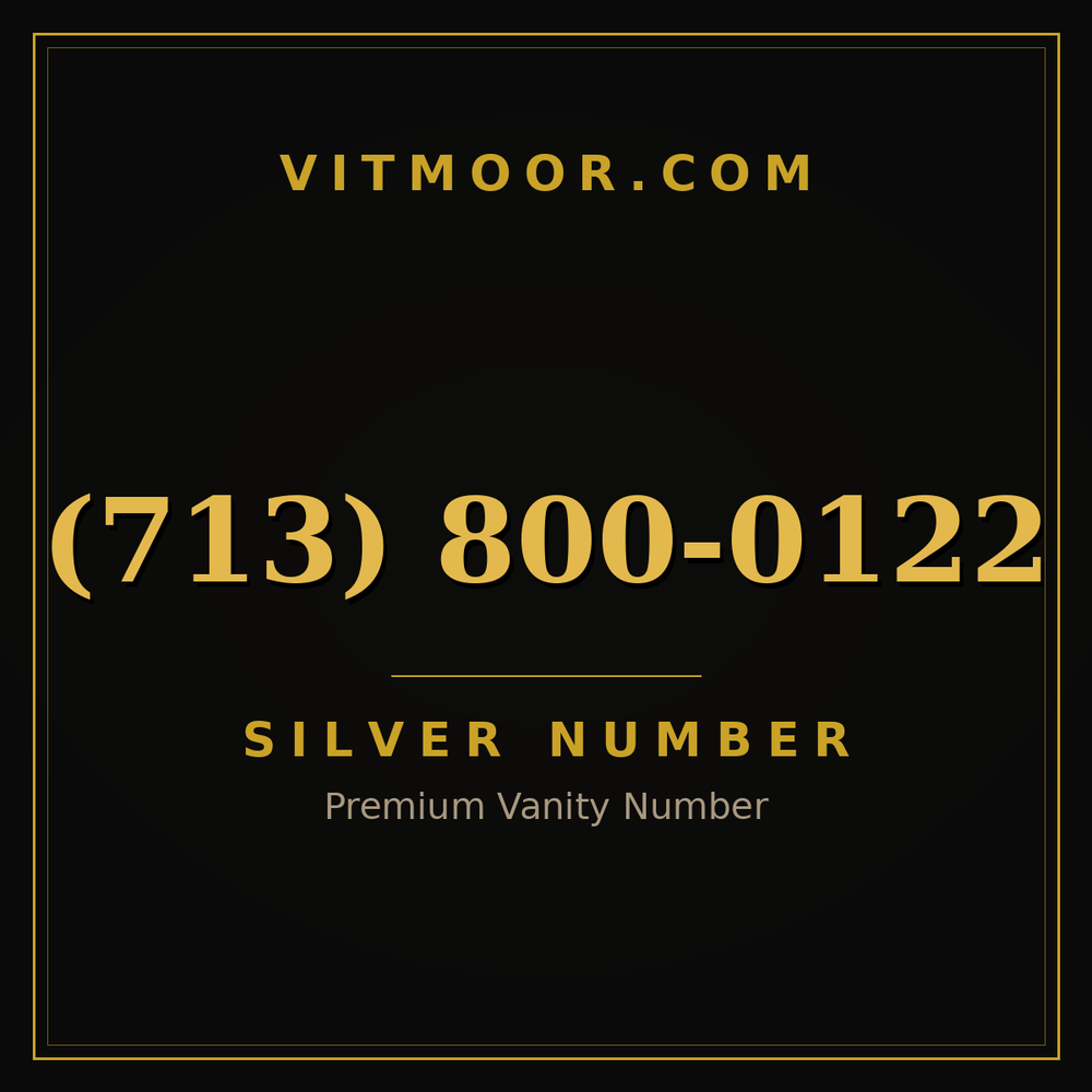 713 800-0122
