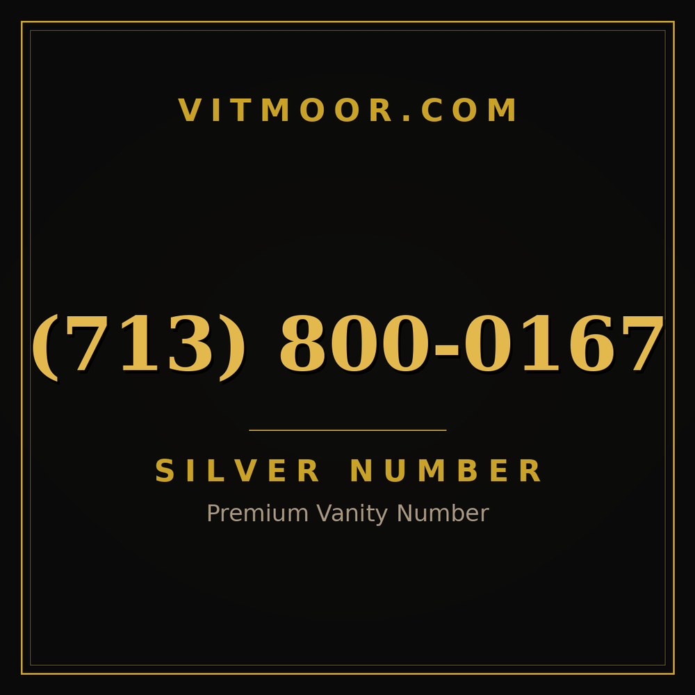 713 800-0167
