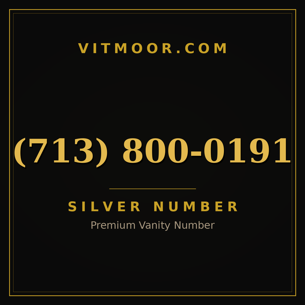 713 800-0191