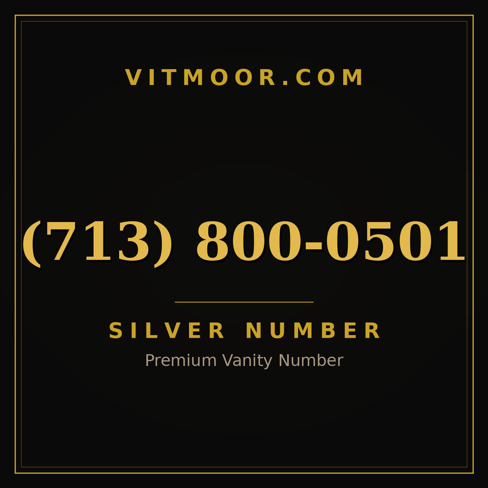 713 800-0501