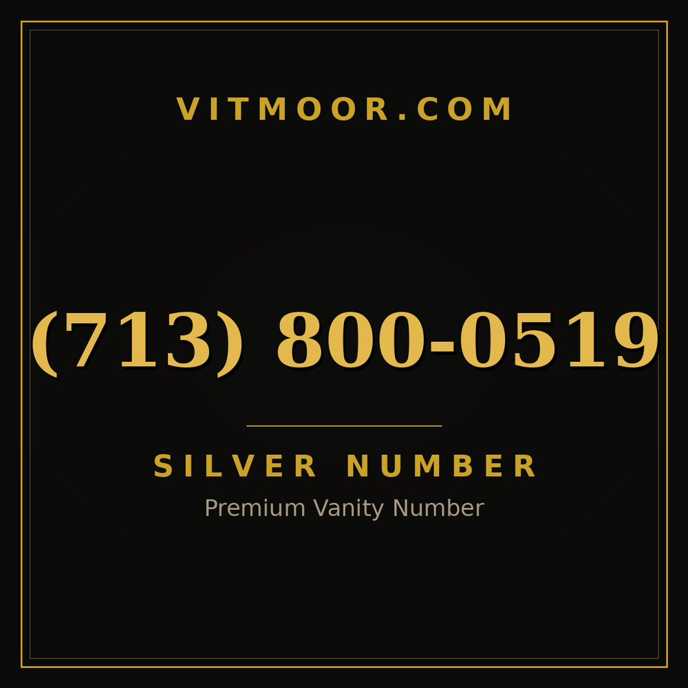 713 800-0519