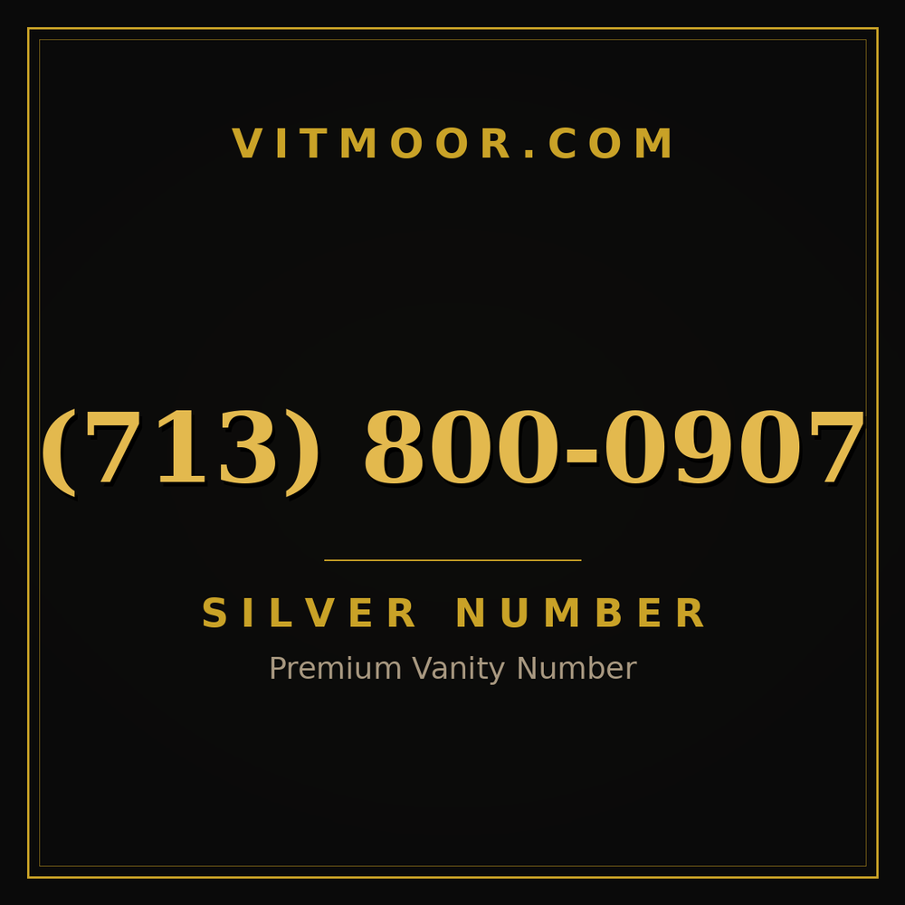 713 800-0907