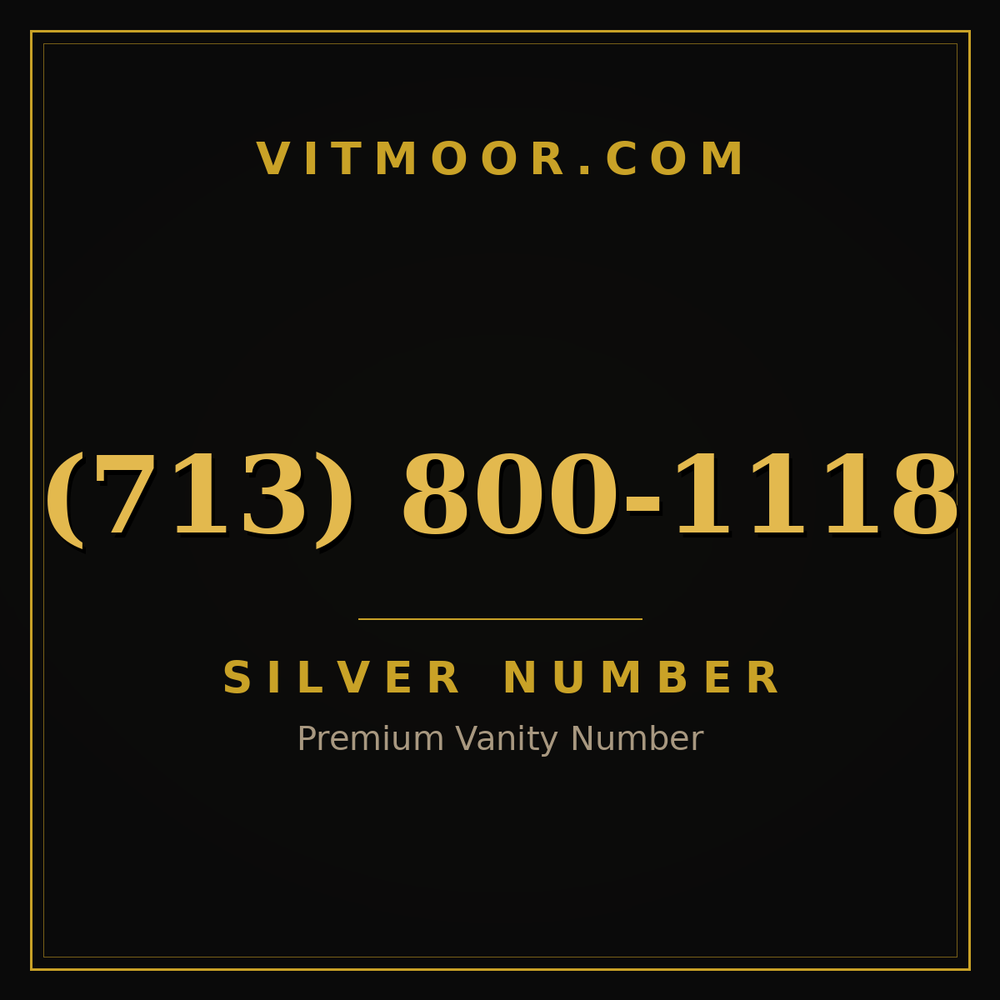713 800-1118
