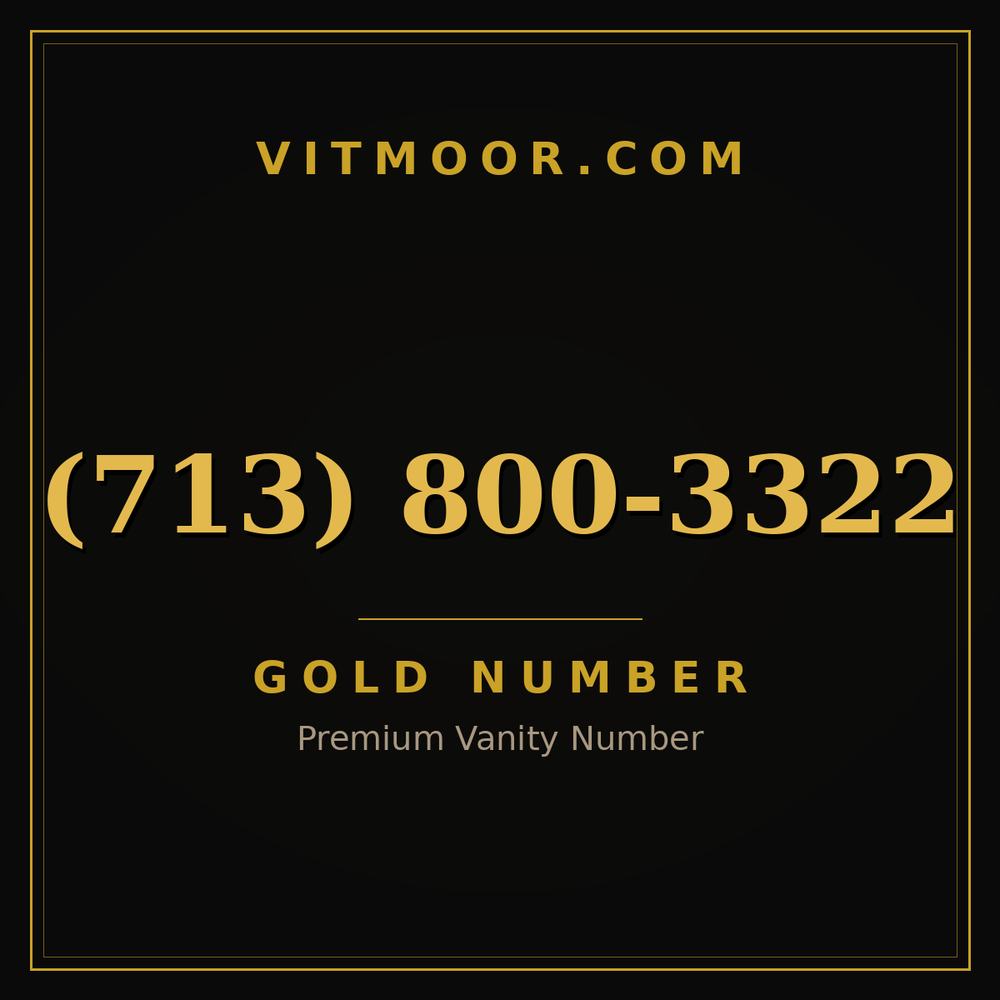 713 800-3322