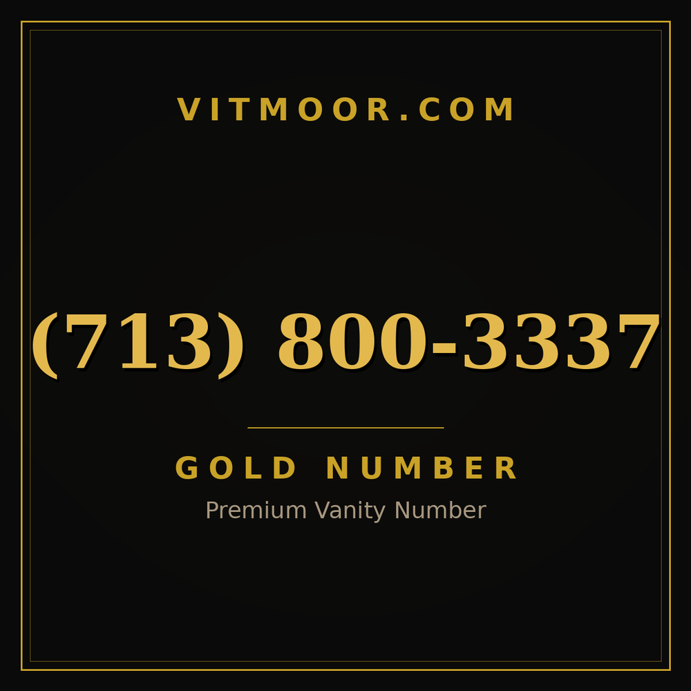 713 800-3337