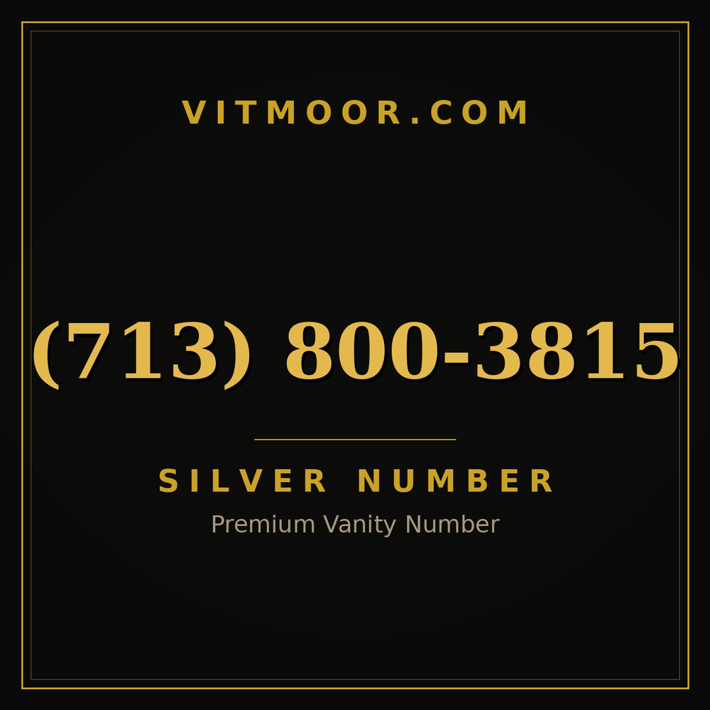 713 800-3815