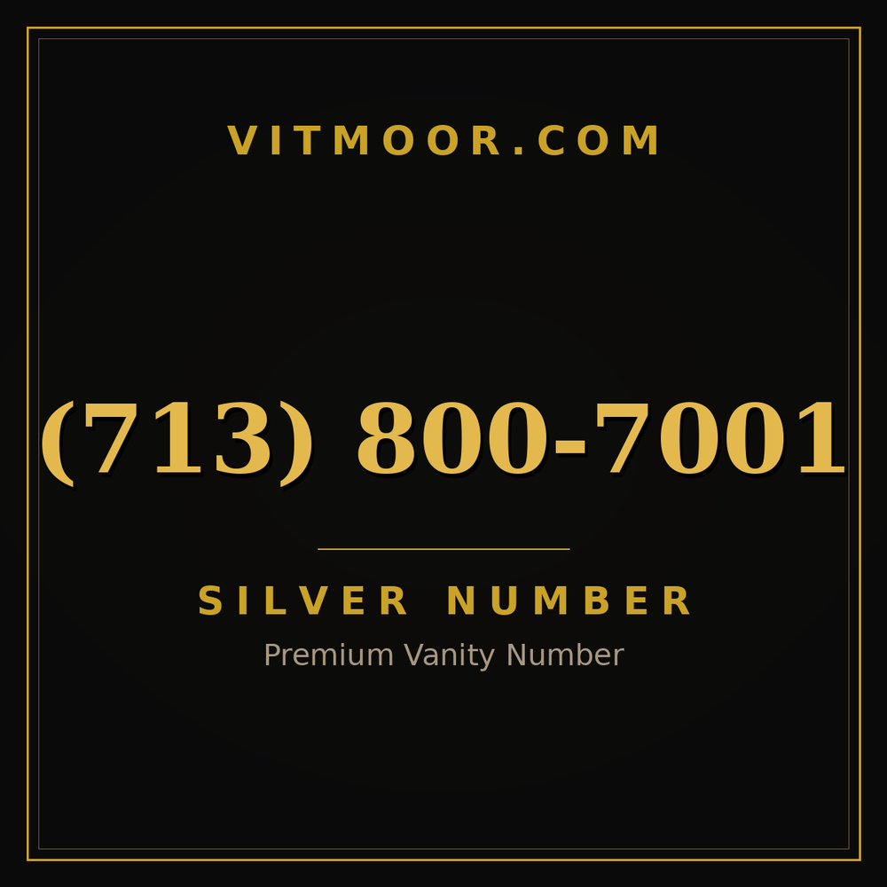713 800-7001