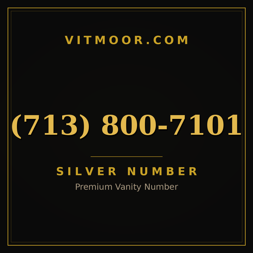 713 800-7101
