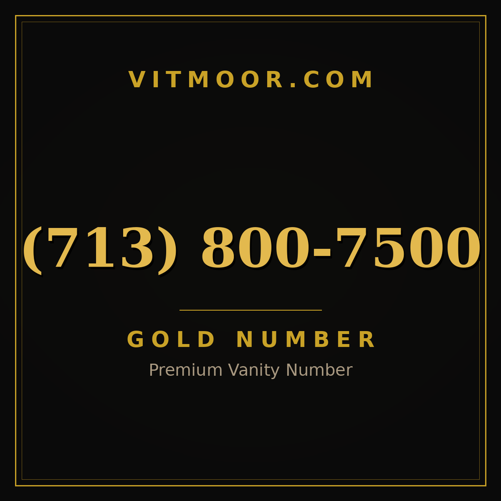 713 800-7500