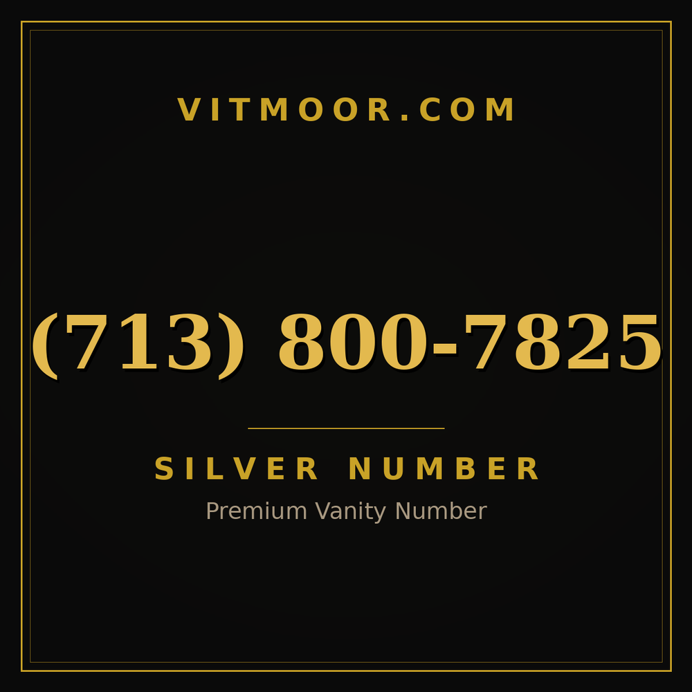 713 800-7825