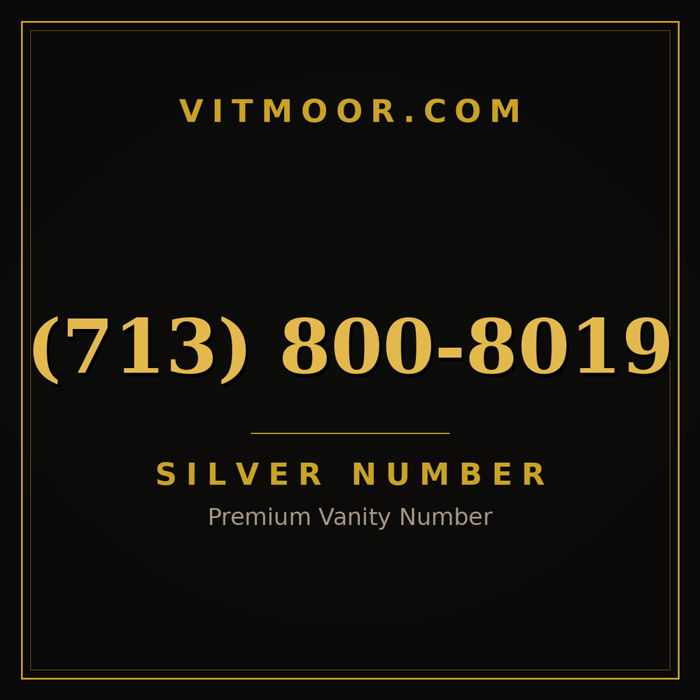 713 800-8019