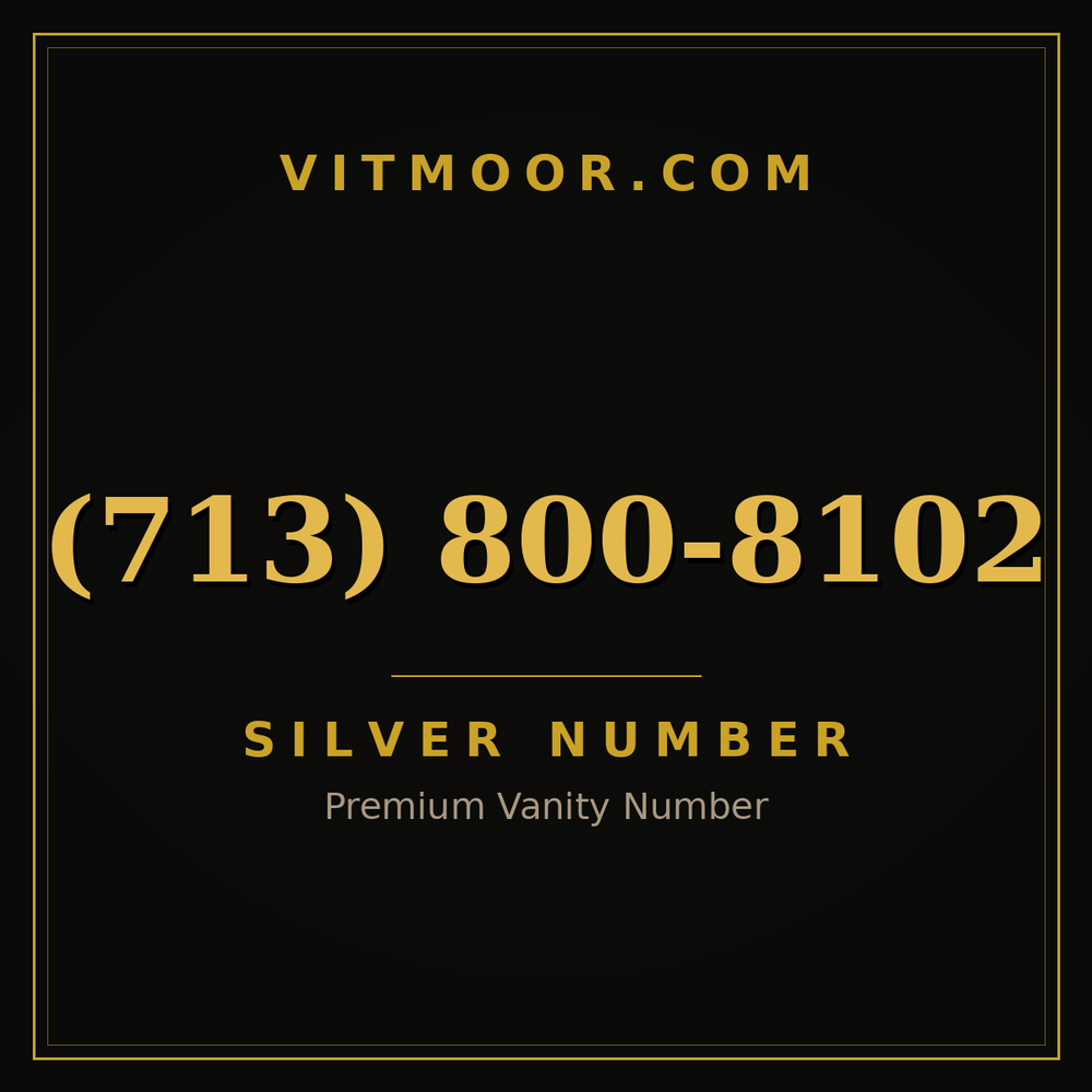 713 800-8102