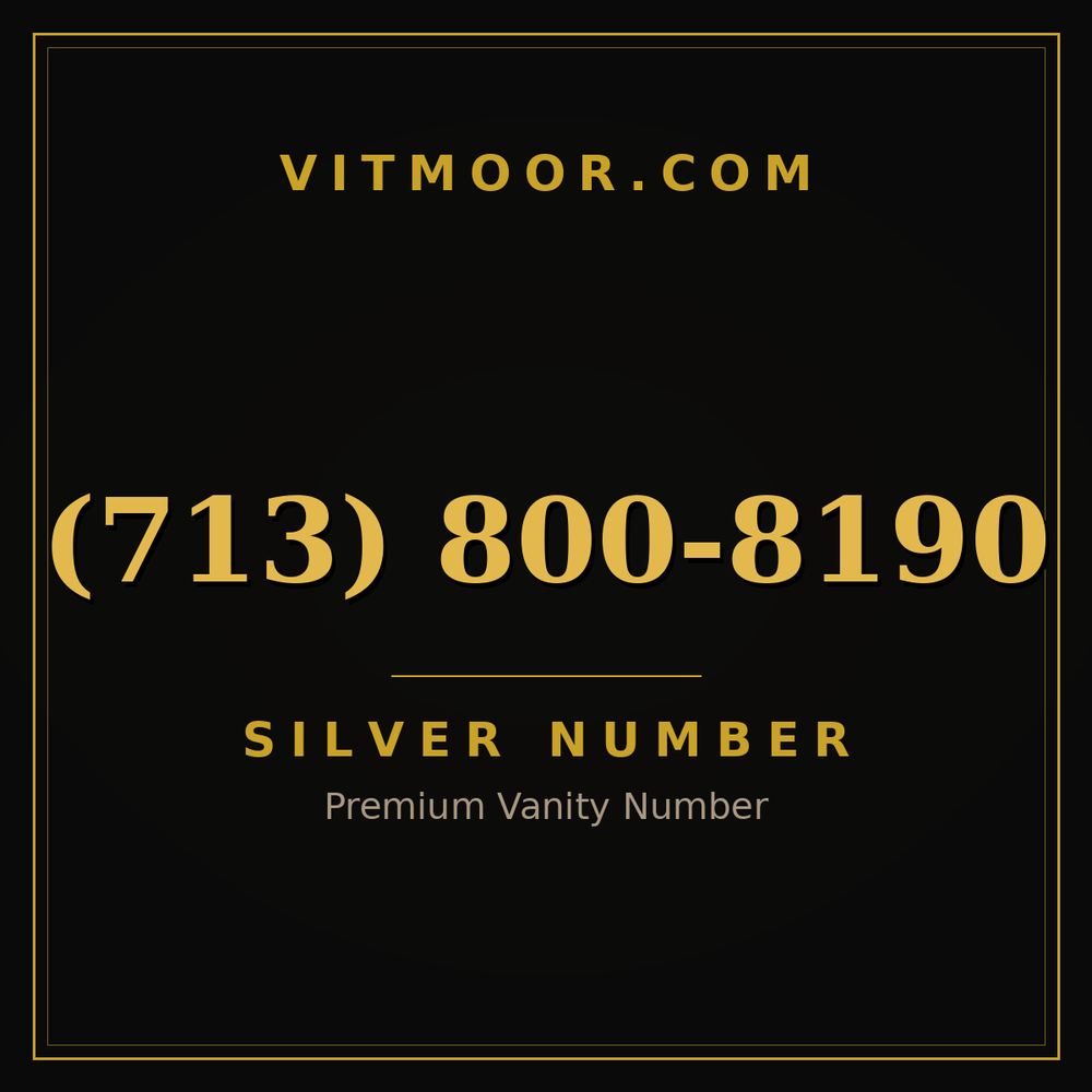 713 800-8190