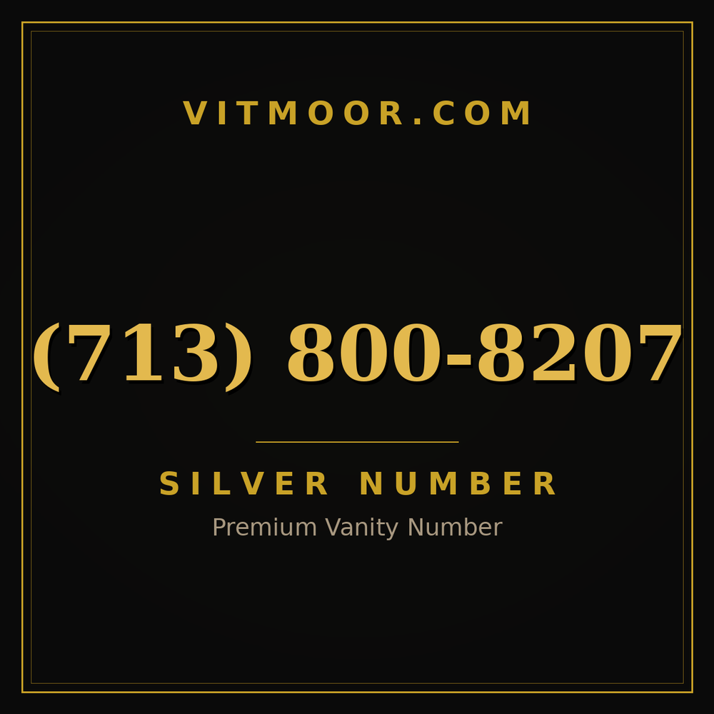 713 800-8207