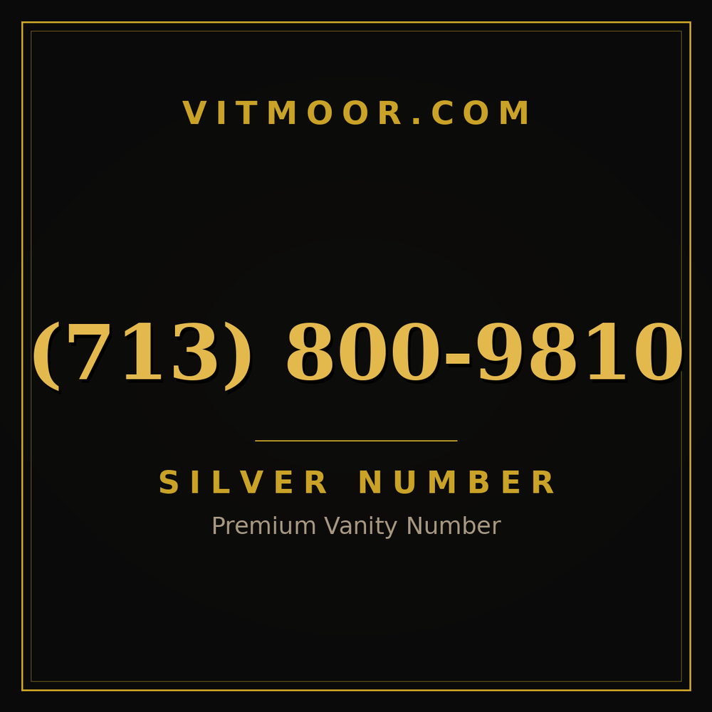 713 800-9810