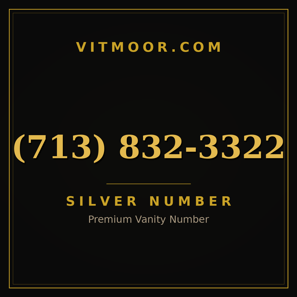 713 832-3322