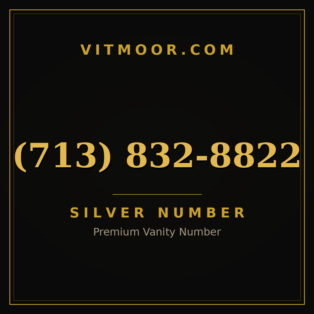 713 832-8822